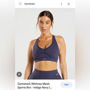 Gymshark x Whitney Simmons Indigo Sports Bra